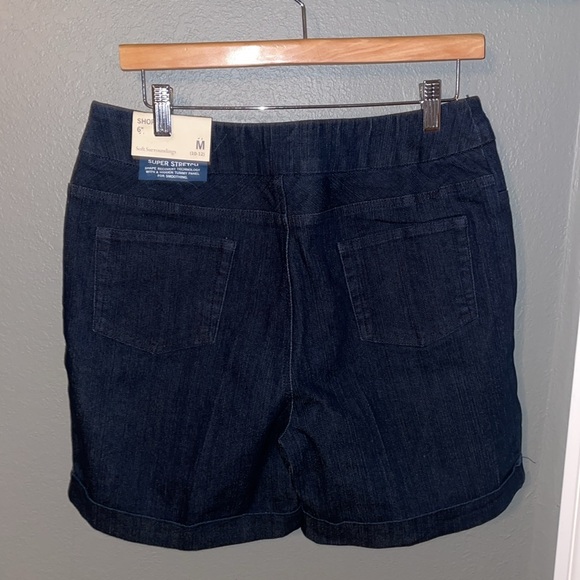 NWT Women’s 10-12 Soft Surroundings Jean Shorts - Picture 3 of 5